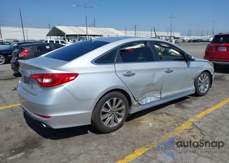 2016 Hyundai Sonata Sport из США, поврежденный, VIN 5NPE34AF2GH332896
